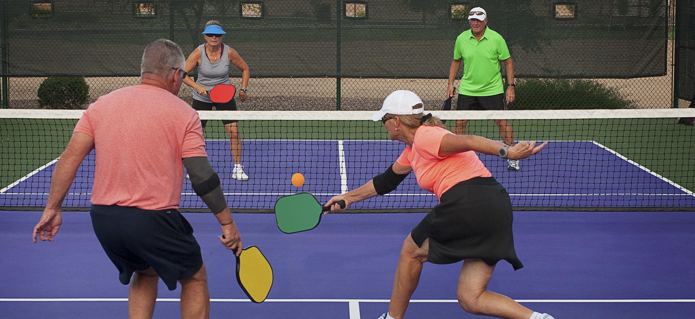 Pickleball active aging in manitoba